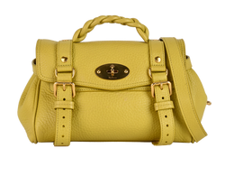 Mini Alexa Satchel, Leather, Green, MIC,S/DB, 3*